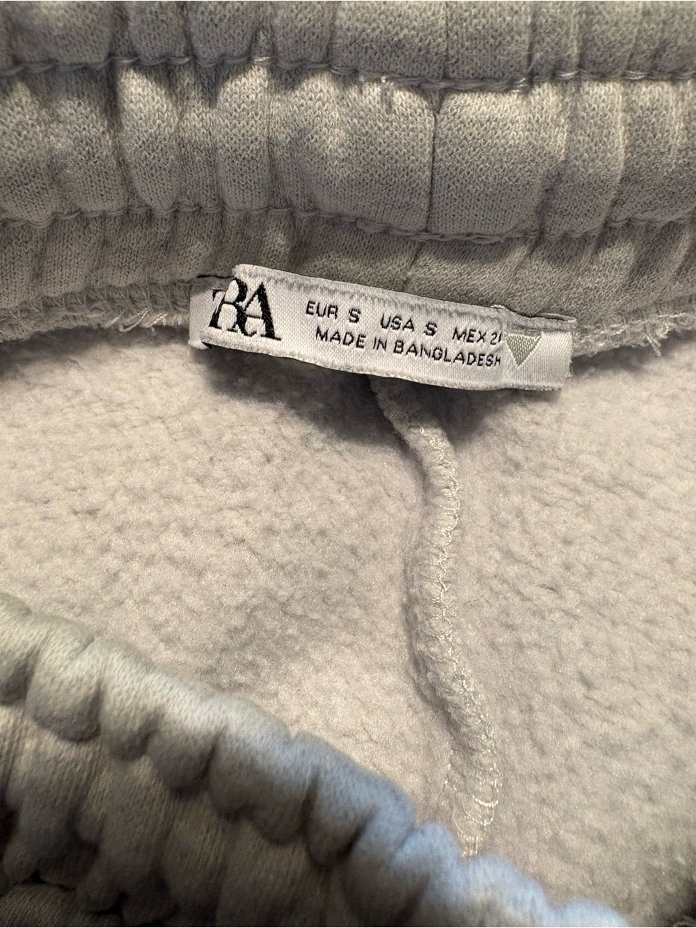 Zara Grey Wide Leg Sweatpants - Picture 2 of 2